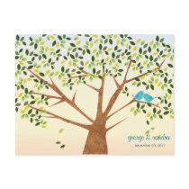 Beautiful Bird Tree Wedding Invitation