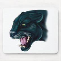 Beautiful Black Panther Mousepads