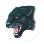 Beautiful Black Panther stickers