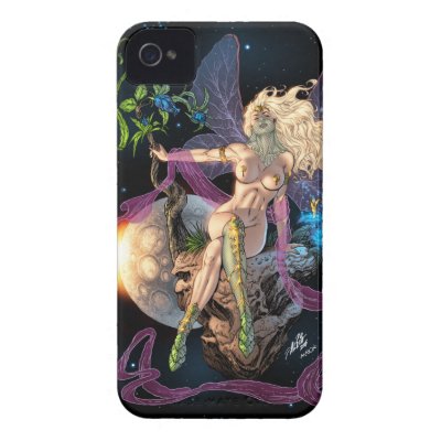 Beautiful Blond Sexy Space Fairy by Al Rio Iphone 4 Case-mate Case