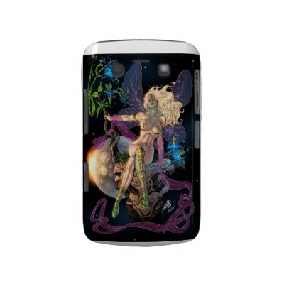 Beautiful Blond Sexy Space Fairy by Al Rio Blackberry Bold Cases