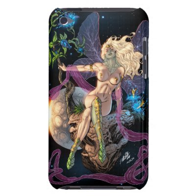 Beautiful Blond Sexy Space Fairy by Al Rio Barely There Ipod Cases
