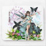 Beautiful Blue Fairy by Hardcore Couture Mouse Pads