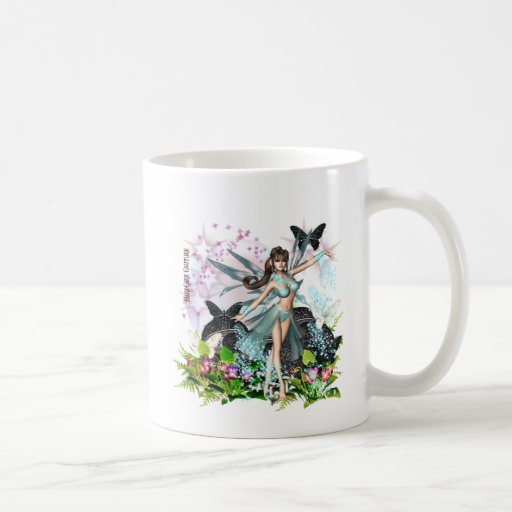 Beautiful Blue Fairy by Hardcore Couture Coffee Mugs