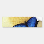 Beautiful Blue Morpho Butterfly Bumper Stickers