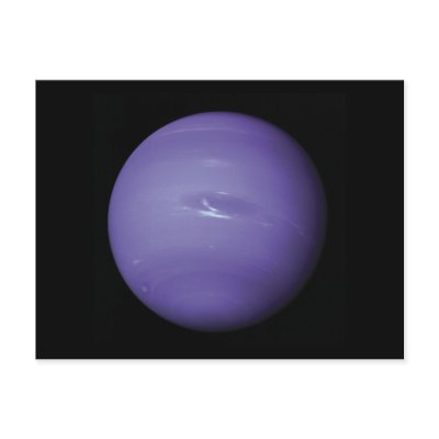 Beautiful blue Neptune, as seen from space, NASA by harlowandcompany