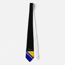 Beautiful Bosnia Herzegovina Flag - Coat Arm Neck Wear