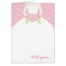 Beautiful Bride - Greeting Card