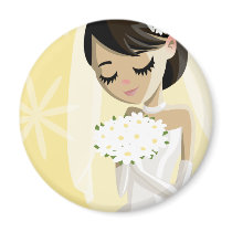 Beautiful Brides Fridge Magnets