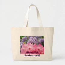 Beautiful Bridesmaid! Tote bag Rhodies Flowers