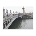 Beautiful Bridge in Paris, France postcards