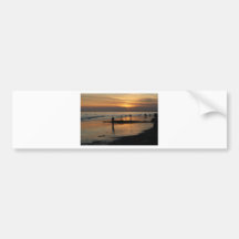 Beautiful Brighton Sunet Beach Bumper Stickers