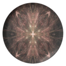 Beautiful Brown Cross Party Plate
