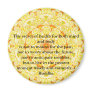 Beautiful Buddhist Quote with Vibrant Mandela Fridge Magnet