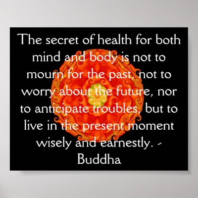 Beautiful Buddhist Quote with Vibrant Mandela Posters by spiritcircle