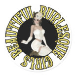Beautiful Burlesque Girls stickers