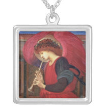 Beautiful Burne-Jones Angel Pendant Necklace