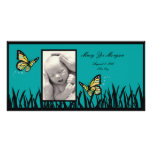 Beautiful Butterflies: Birth Announcement photo cards