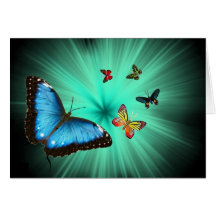 Beautiful Butterfly Journey Greeting Card