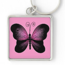 Beautiful Butterfly Keychain