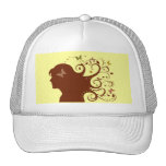 Beautiful Butterfly Lady Hats