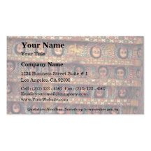 Beautiful Ceiling of Debre Birhan Selassie Church Business Cards
