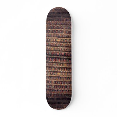 Beautiful Ceiling of Debre Birhan Selassie Church Skate Deck by inspirelove