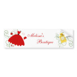 Beautiful Christmas Dress bumper stickers