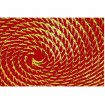 Beautiful Coil of rope with artificial colours photo sculptures