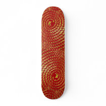 Beautiful Coil of rope with artificial colours Skateboard