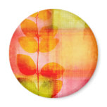 Beautiful , colourful grunge design fridge magnets