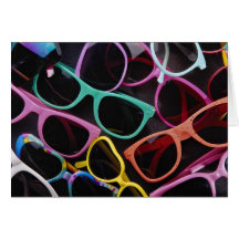 Beautiful Colourful sunglasses Cards