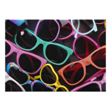 Beautiful Colourful sunglasses Personalised Invitations