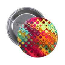 Beautiful cool abstract squares circles glass glow button