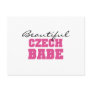 Beautiful Czech Babe Postcards