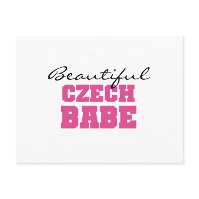 Beautiful Czech Babe Postcards by world_wide