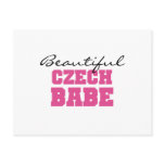 Beautiful Czech Babe postcards