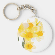 Beautiful Daffodils Keychain