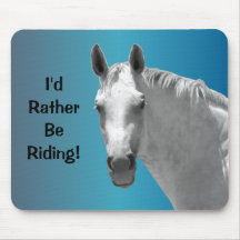 Beautiful Dapple Grey Horse Mousemat