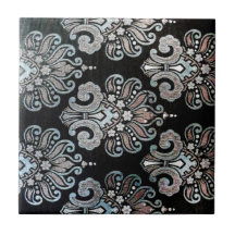Beautiful Design Art Flowers Floral Flowers Colour Ceramic Tiles