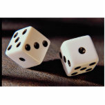 Beautiful Dice on a roll photo sculptures