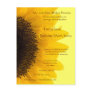 Beautiful Elegant Sunflower Wedding Invitation