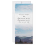 Beautiful Fall mountains Bookmark Customise rack cards