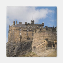 Beautiful famous giant Edinburgh Castle in Fridge Magnets