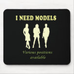 Beautiful female models mouse mat