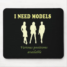 Beautiful female models mouse mat