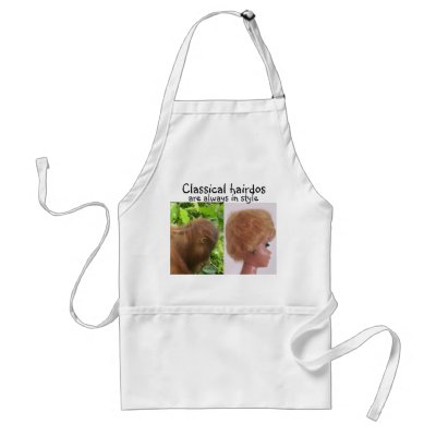 Beautiful Females, Beauty Advice Aprons by Krista_Orangutan