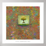 Beautiful floating tree earthy modern art My Queen