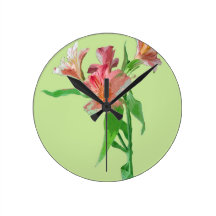 Beautiful Florals Wall Clock