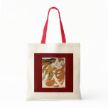 Beautiful  Flowing Dancing Vintage Woman Canvas Bag